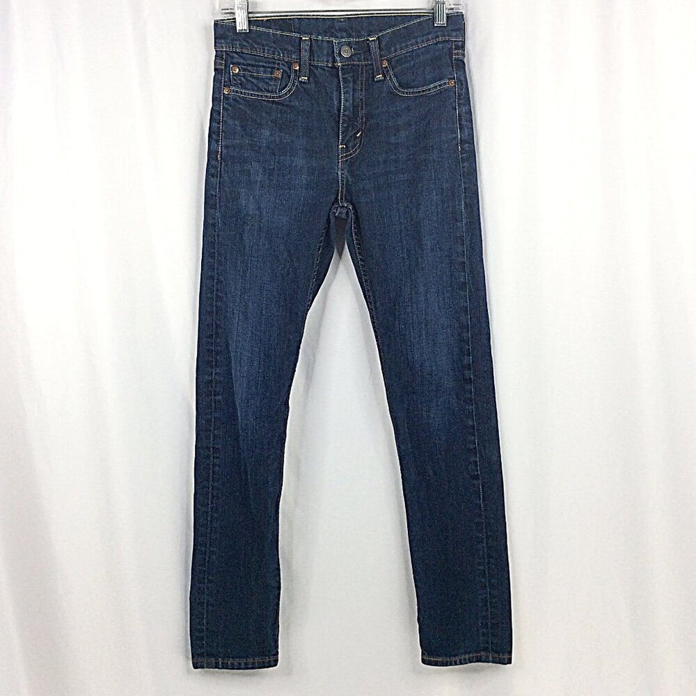 Levis‎ 510 Super Skinny Jeans Size 28x32 (29x30 measures) Dark Wash Denim